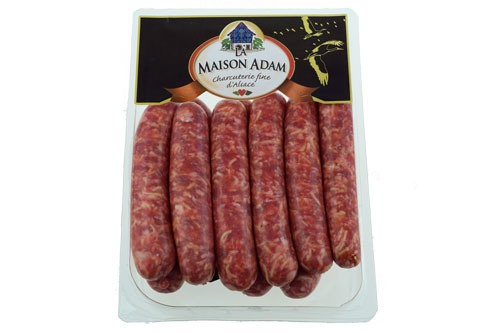 Chipolatas emmental moyen format